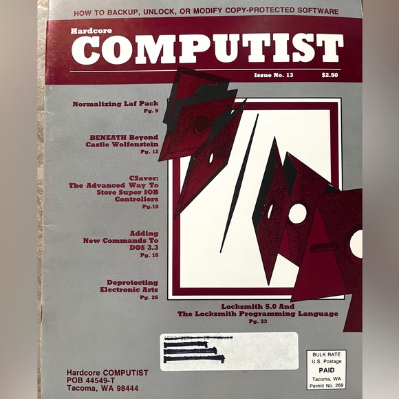 12 Hardcore Computist Issues 1980’s Collectible Rare. Superb condition. - Picture 14 of 14